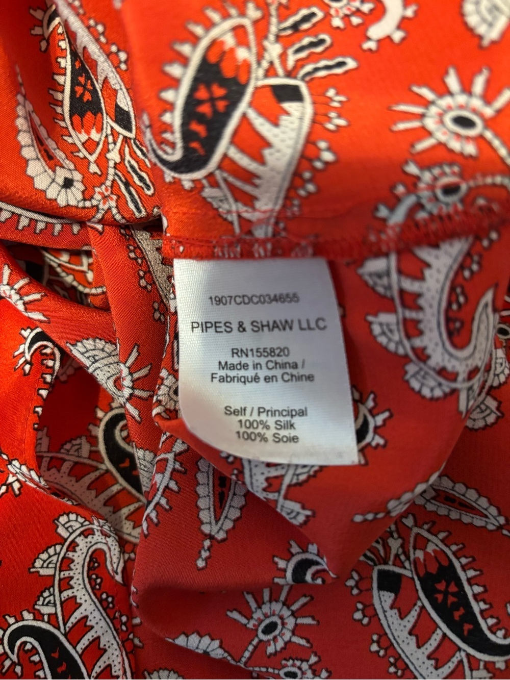Veronica Beard Silk Red Business Casual Office Corporate Blouse 4 - Picture 3 of 4